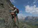 Schleinitz-Klettersteig: Irmgard zwischen Trelebitschscharte und Steigbuch