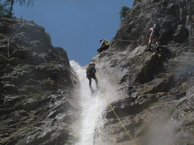 Karoline, Helmut und Josef im Aqua Vertical