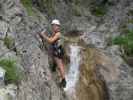 Millnatzenklamm-Klettersteig: Karoline im Sektor 3