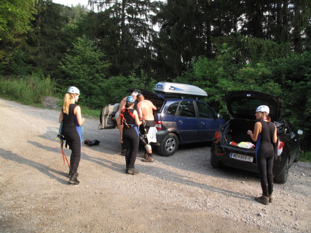Evelyn, Bernadette, Josef, Helmut und Bernadette in Lavant