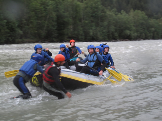 Erich, Erich, ?, Edith, ?, Helmut, Johanna und Karoline auf der Isel