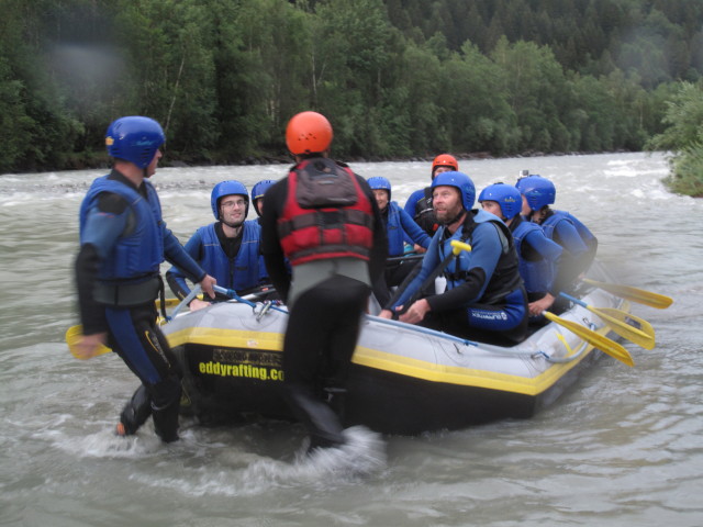 Erich, Erich, ?, Edith, Helmut, Johanna und Karoline auf der Isel