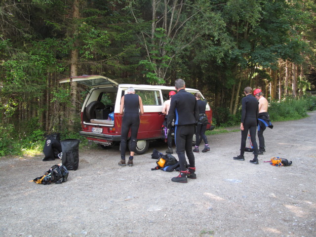 Josef, Werner, Erich, Sonja, Tobias und G&uuml;nther in Fellberg