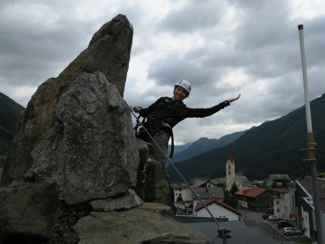 Barbara am TIWAG-Klettersteig (13. Juli)