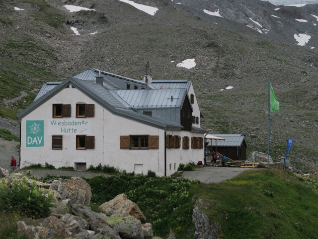 Wiesbadener Hütte, 2.443 m (13. Juli)