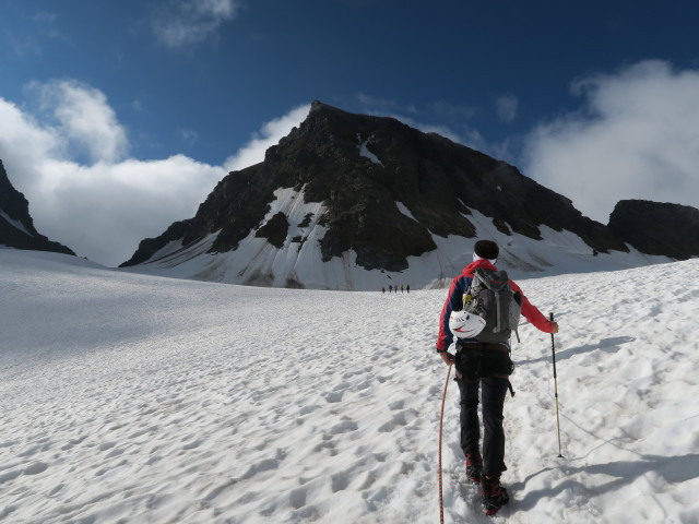 Gabriel am Ochsentaler Gletscher (14. Juli)