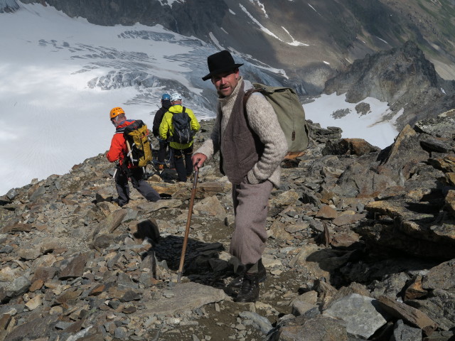 zwischen Piz Buin und Buinlücke (14. Juli)