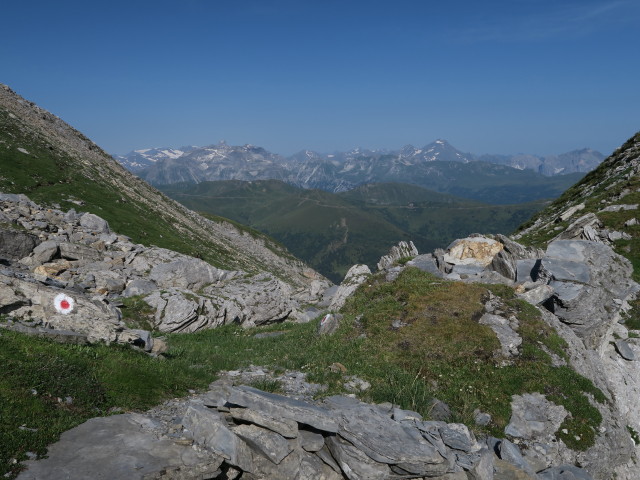 Tiroler Höhenweg in der Mäuerlscharte, 2.333 m (18. Juli)