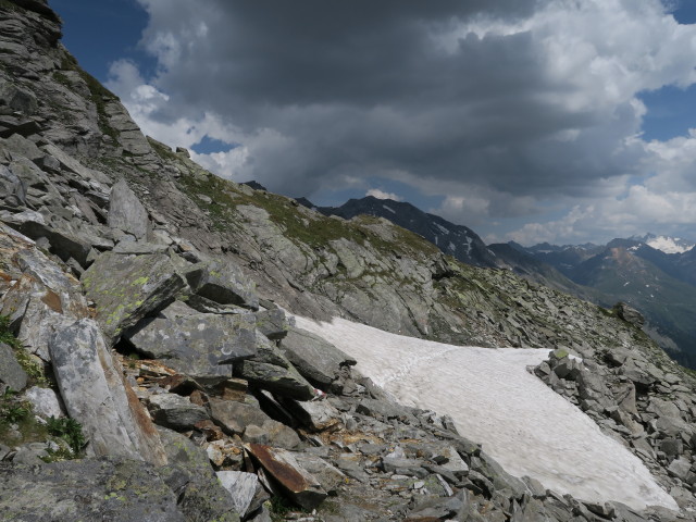 Tiroler Höhenweg zwischen Wildseespitze und Landshuter Europahütte (18. Juli)