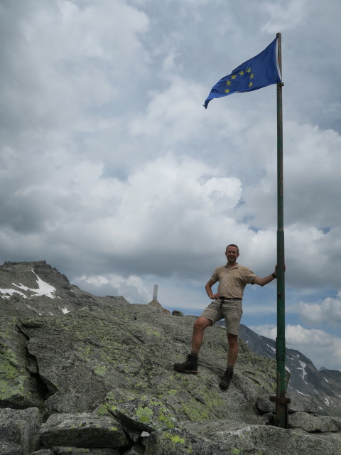 Ich auf der Friedrichshöhe, 2.713 m (18. Juli)