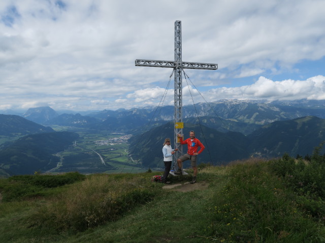 Mama und ich am Dürrenschöberl, 1.737 m