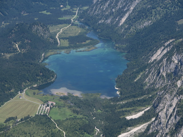 Almsee vom Nordgipfel des Zwölferkogels aus (1. Aug.)