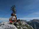 Ich und Maria am Nordgipfel des Zwölferkogels, 2.059 m (1. Aug.)