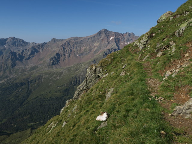 Kärntner Grenzweg zwischen Noßberger-Weg und Perschitzkar (9. Aug.)