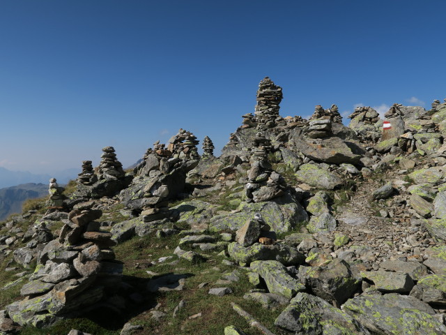 Kärntner Grenzweg zwischen Kreuzseeschartl und Kreuzsee (9. Aug.)
