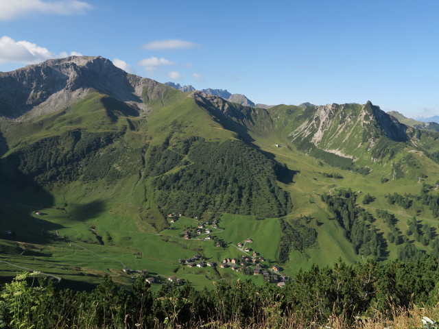 vom Sareis Richtung S&uuml;dwesten (22. Aug.)