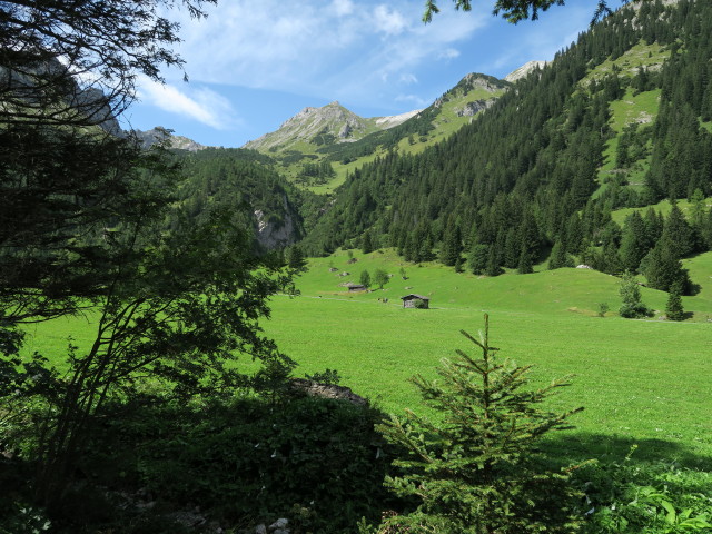 Unterbrüggelealpe, 1.469 m (23. Aug.)