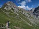 Carmen, Romy und Erich am Weg 02 zwischen Hochjoch und Salarueljoch (22. Aug.)