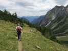 Erich zwischen Oberzalimhütte und Mittelzalimalpe (23. Aug.)