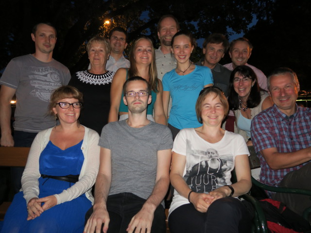 Werner, Angelika, Edith, Ronald, Erich, Karoline, Helmut, Johanna, Irene, Reinhard, ich, Ulrike und Erich