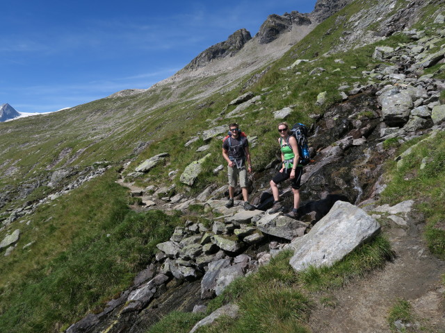 Christian und Sabrina am Venediger H&ouml;henweg in Keesp&ouml;lach (28. Aug.)
