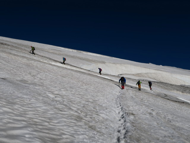 Schlatenkees zwischen Erstem Keesboden und Venedigerscharte (29. Aug.)