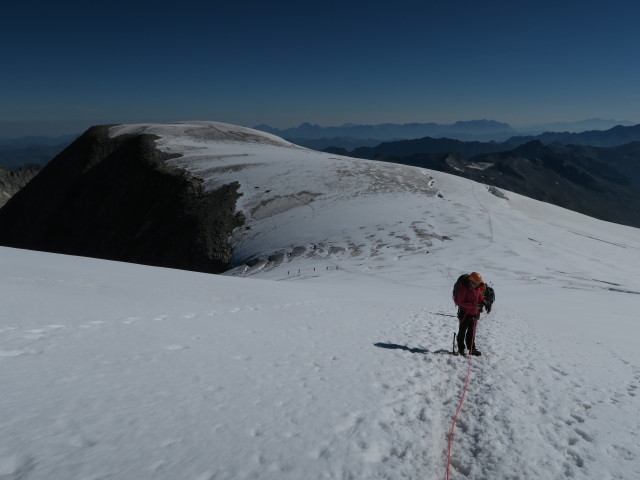 Angela am Schlatenkees zwischen Venedigerscharte und Gro&szlig;venediger (29. Aug.)