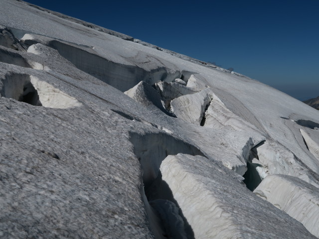 Schlatenkees zwischen Venedigert&ouml;rl und Erstem Keesboden (29. Aug.)