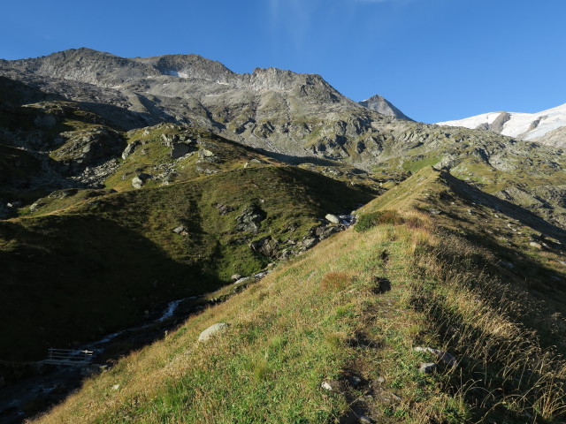 beim ÖAV-Gletscherweg (30. Aug.)