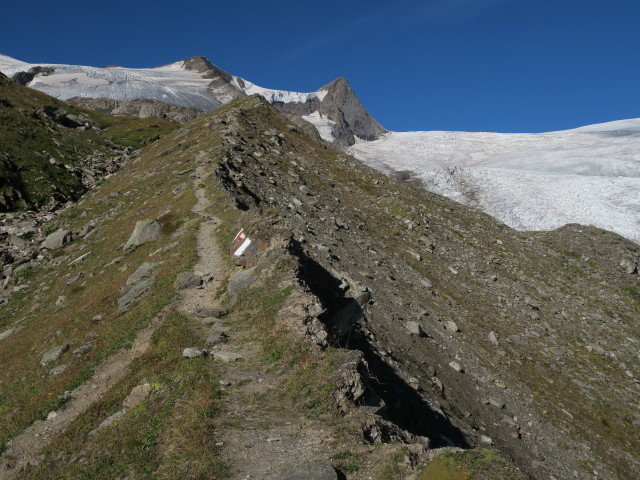 Venediger H&ouml;henweg zwischen Auge Gottes und L&ouml;bbent&ouml;rl (30. Aug.)