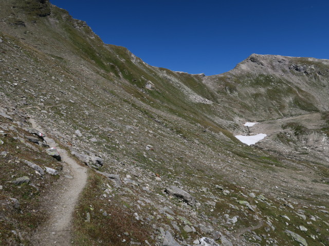 Venediger H&ouml;henweg zwischen L&ouml;bbent&ouml;rl und Keesp&ouml;lach (30. Aug.)