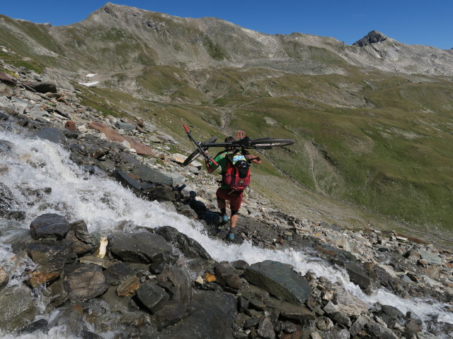 Venediger H&ouml;henweg zwischen L&ouml;bbent&ouml;rl und Keesp&ouml;lach (30. Aug.)