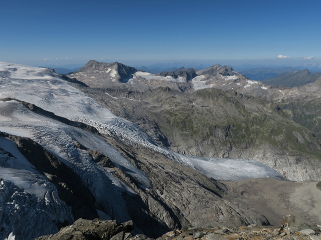von der Kristallwand Richtung Norden (30. Aug.)