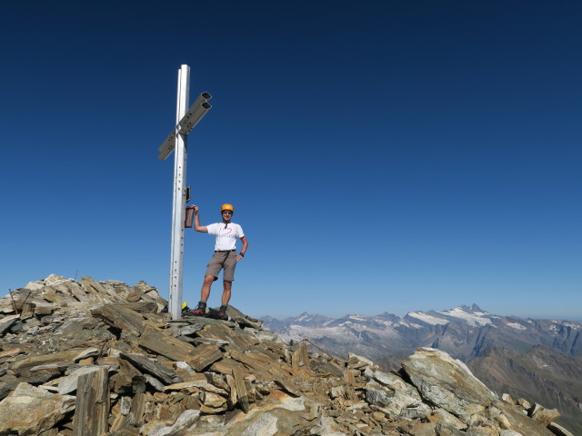 Ich auf der Kristallwand, 3.310 m (30. Aug.)