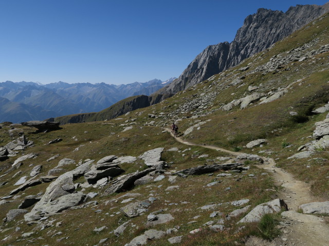 Venediger H&ouml;henweg zwischen Bonn-Matreier-H&uuml;tte und Sandboden (31. Aug.)