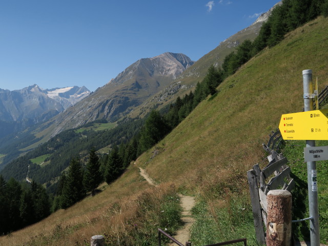von der Nilljochh&uuml;tte Richtung Nordwesten (31. Aug.)