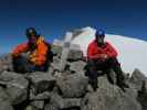 Erich und Christian am Hohen Aderl, 3.506 m (29. Aug.)