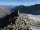 Gerhard am Kristallwand-Klettersteig (30. Aug.)