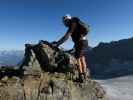 Gerhard am Kristallwand-Klettersteig (30. Aug.)