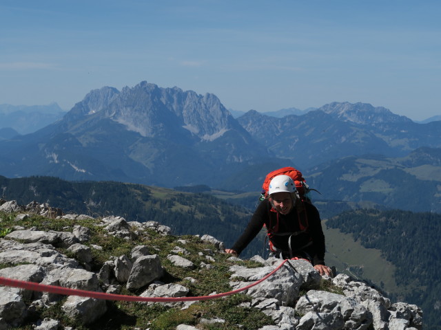 'Zeitgeist': Maria in der 5. Seillänge (12. Sep.)