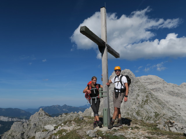 Maria und ich am Seehorn, 2.155 m (12. Sep.)