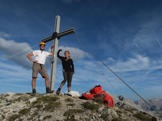 Ich und Maria am Gro&szlig;en Rothorn, 2.403 m (12. Sep.)