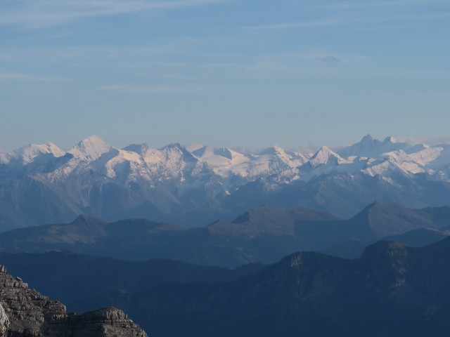 Hohe Tauern vom Nurracher Höhenweg aus (12. Sep.)