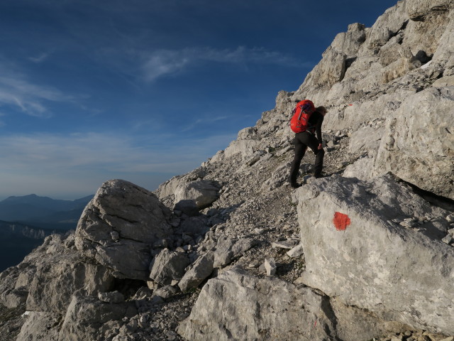 Maria am Nurracher Höhenweg zwischen Ulricher Nieder und Mitterhorn (12. Sep.)