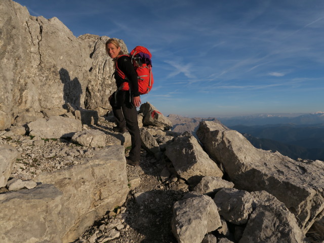 Maria am Nurracher Höhenweg zwischen Ulricher Nieder und Mitterhorn (12. Sep.)