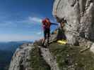 Maria am Nurracher Höhenweg zwischen Seehorn und Adolarischarte (12. Sep.)