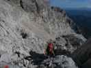 Maria am Nurracher Höhenweg zwischen Schafeggl und Großem Rothorn (12. Sep.)