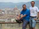 Erich und ich bei der Basilica di San Miniato al Monte (19. Sep.)