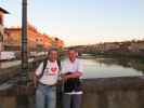 Ich und Erich auf der Ponte alla Carraia (20. Sep.)