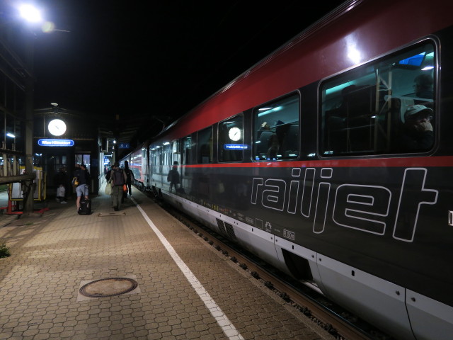 RJ 169 im Bahnhof Wien Hütteldorf (6. Sep.)